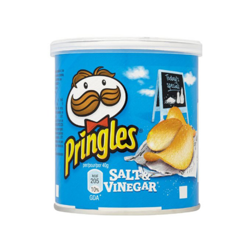Pringles Salt & Vinegar 40G - Case Qty - 12