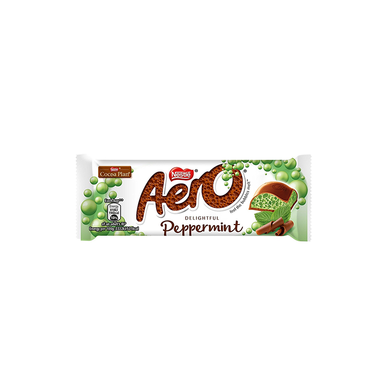 Aero Bubbly Bar Peppermint - Case Qty - 24