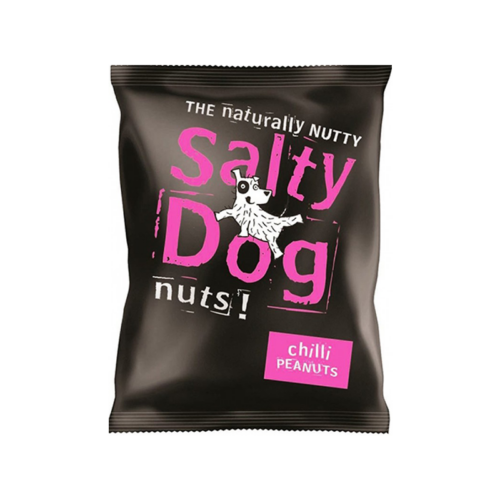 Salty Dog Chilli Peanuts Card 45G - Case Qty - 12