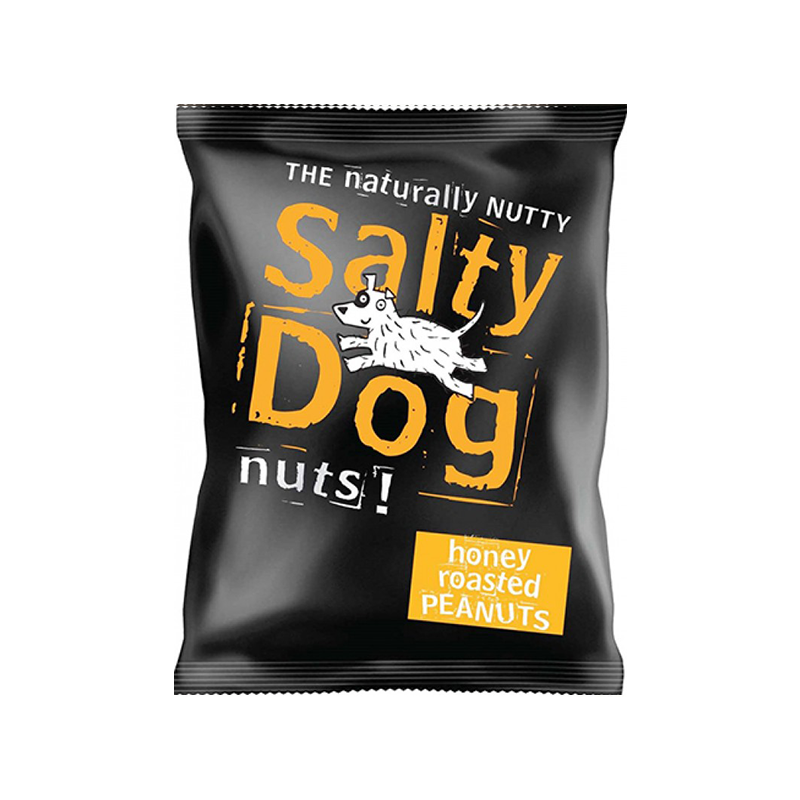 Salty Dog Honey Roast Peanuts 45G - Case Qty - 24