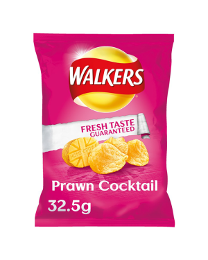 Walkers Prawn Cocktail 32.5G – Case Qty – 32