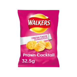 Walkers Prawn Cocktail 32.5G – Case Qty – 32