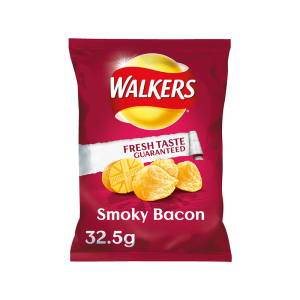 Walkers Smoky Bacon 32.5G – Case Qty – 32