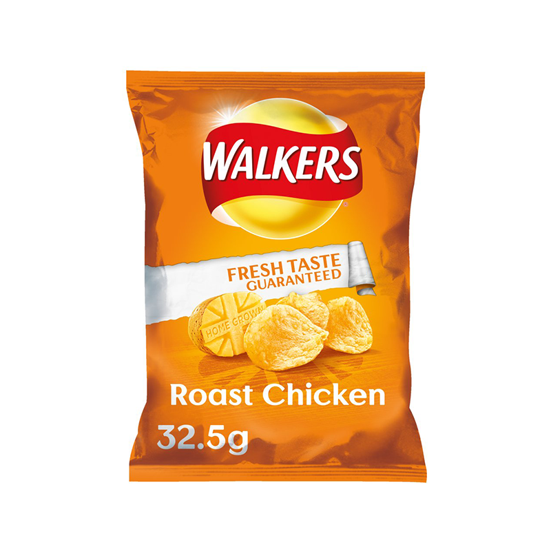 Walkers Roast Chicken 32.5G - Case Qty - 32