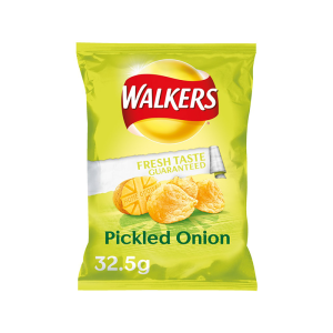 Walkers Pickled Onion 32.5G – Case Qty – 32