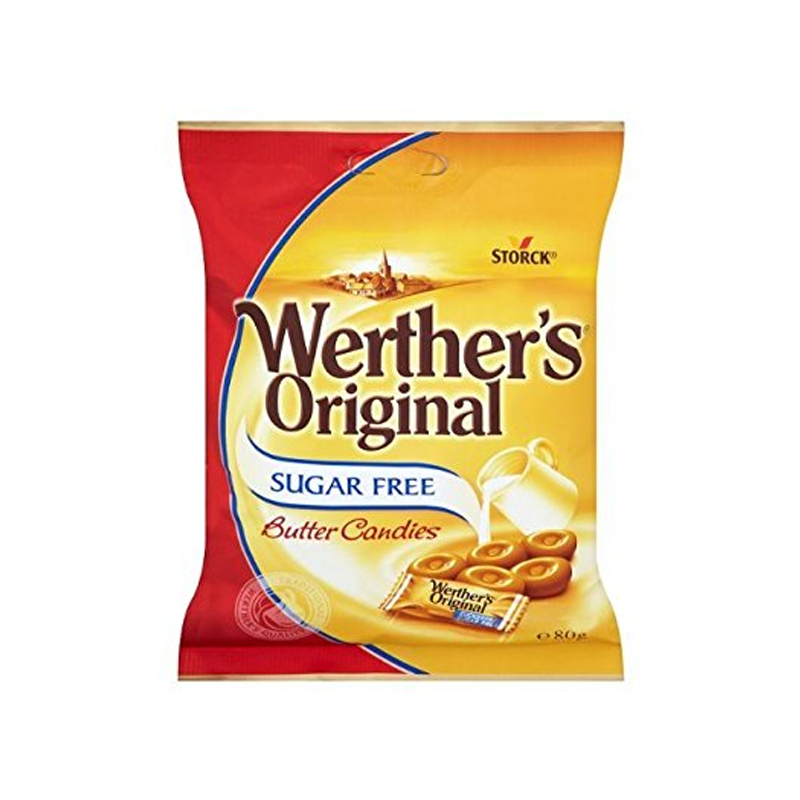 Werthers Original Sugar Free Bags - Case Qty - 18