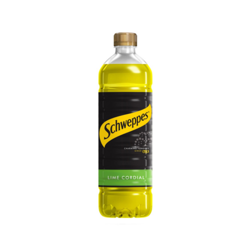 Schweppes Cordial Lime 1Ltr - Case Qty - 1