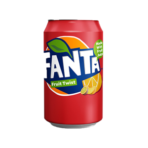 Fanta 330Mls Can Fruit Twist – Case Qty – 24