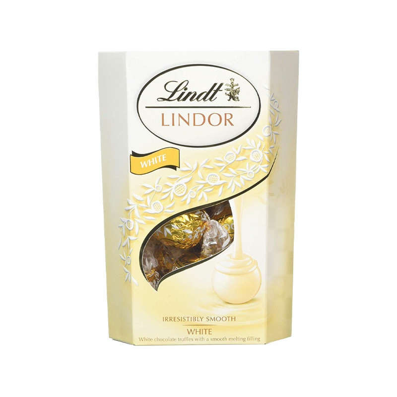 Lindt Lindor White Cornet 200G - Case Qty - 8