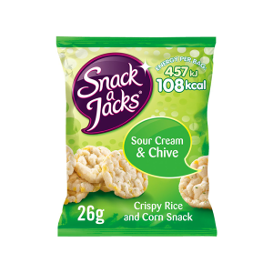 Walkers Snackajack Sour Cream & Chive – Case Qty – 24