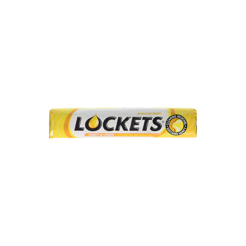 Lockets Honey & Lemon - Case Qty - 20