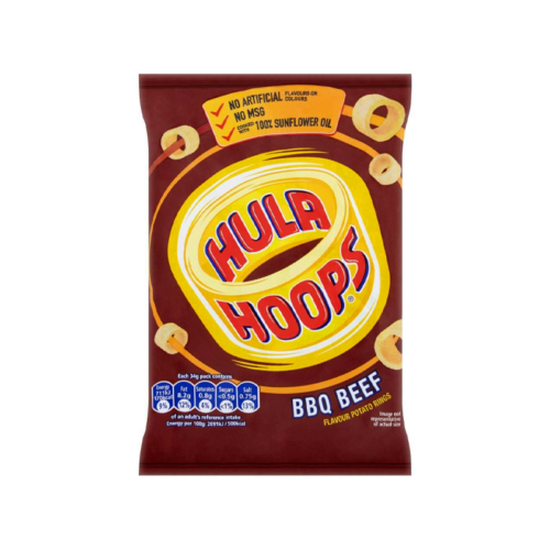 Hula Hoops Bbq Beef - Case Qty - 32