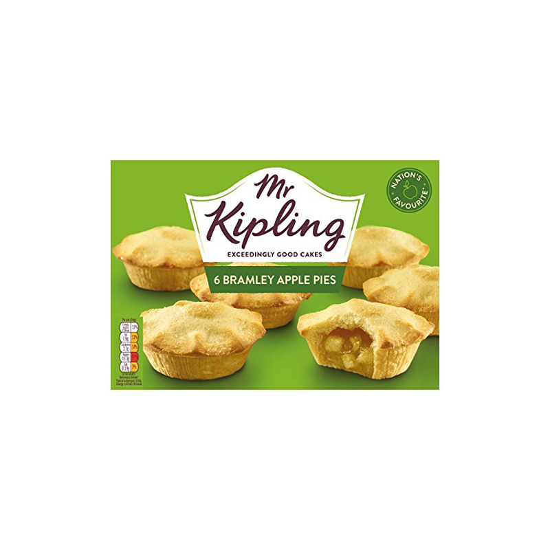 Mr.Kipling Bramley Apple Pies 6S - Case Qty - 3