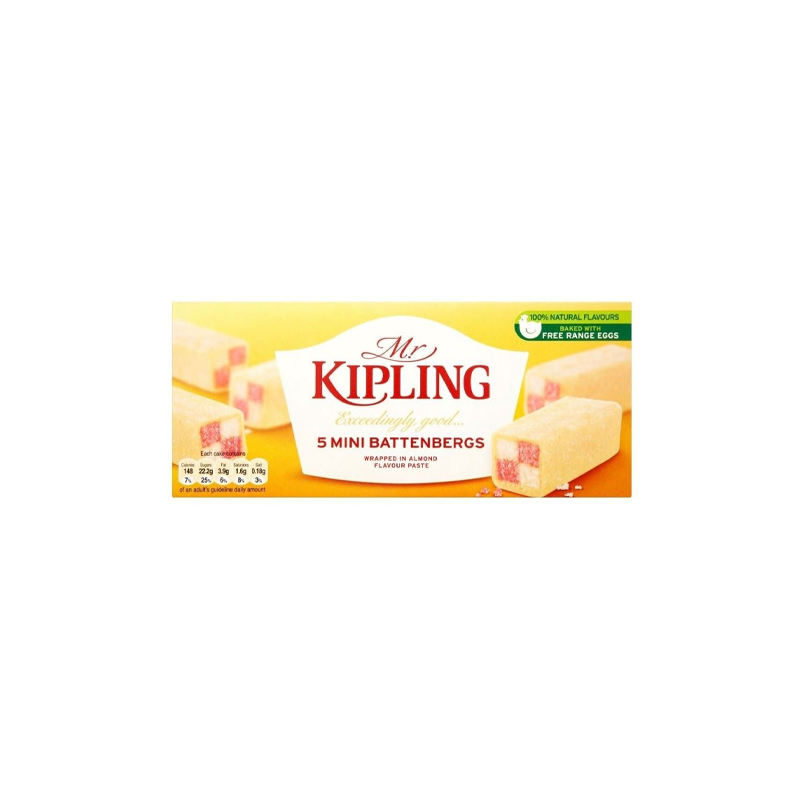 Mr.Kipling Mini Battenbergs 5S - Case Qty - 3