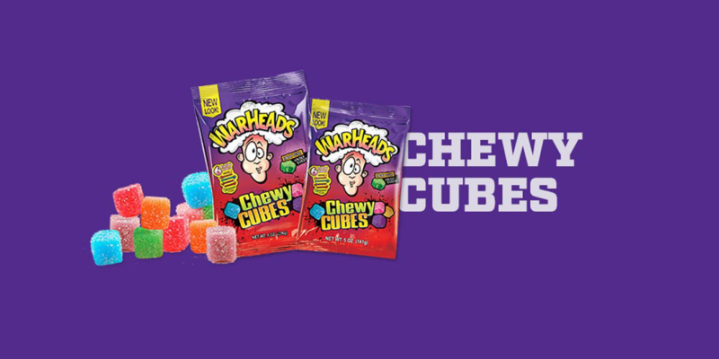 Warheads Chewy Cubes