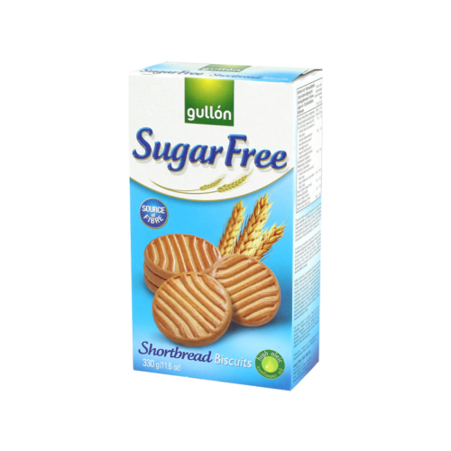 Gullon Sugar Free Shortbread Biscuits - Case Qty - 10