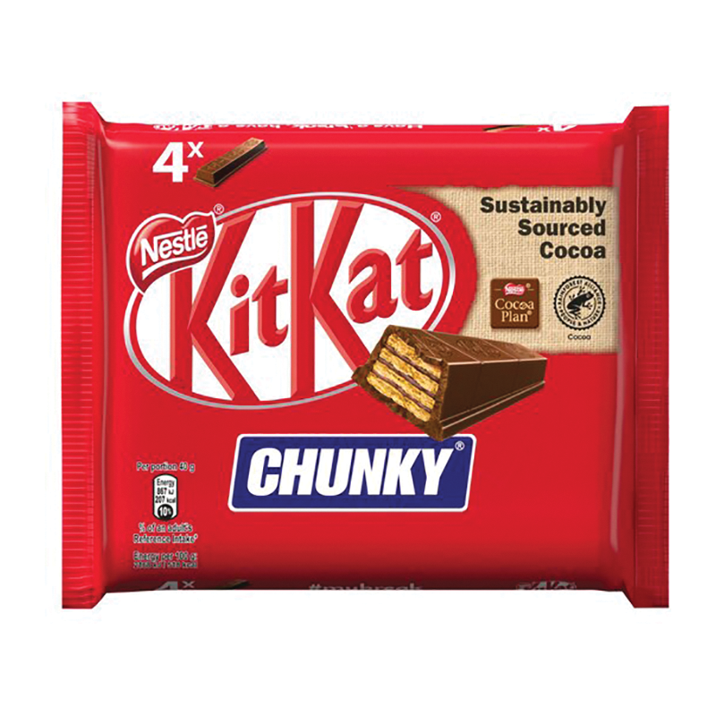 Kit Kat Chunky 40G 4 Pack - Case Qty - 1