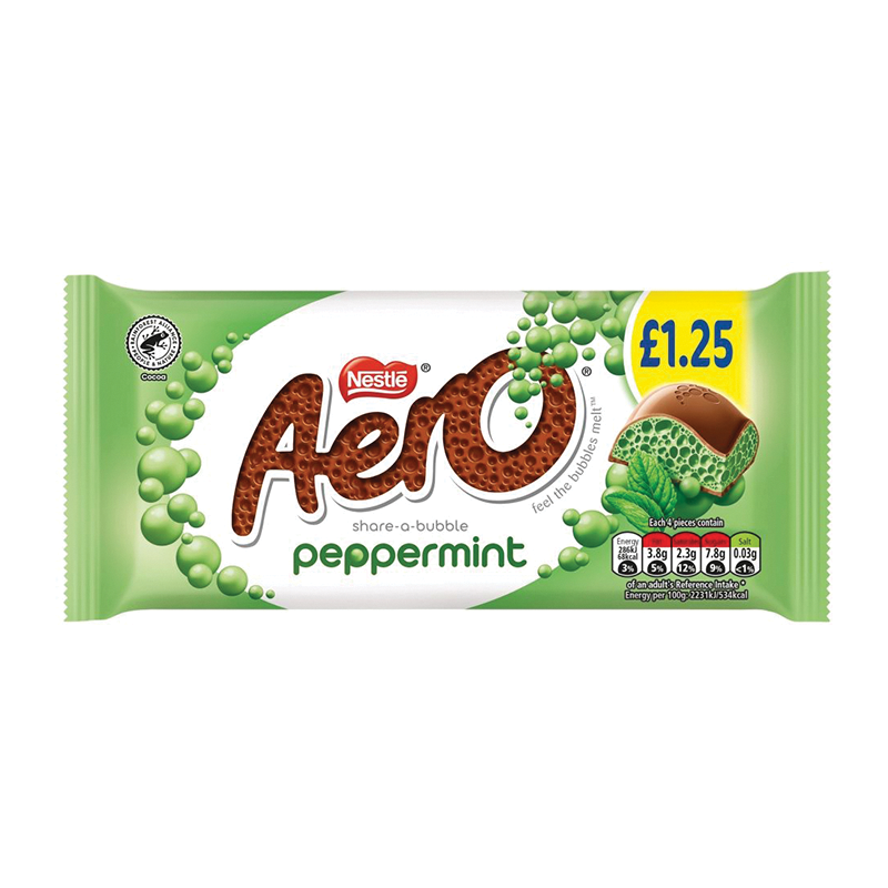 Nestle Aero Giant Peppermint £1.25 - Case Qty - 15