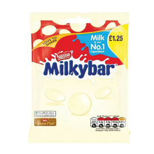 Milkybar Giant Buttons 85G Bag Pmp £1.25 – Case Qty – 12