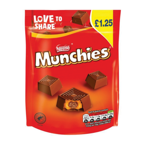 Munchies Bag 81G Pm £1.25 - Case Qty - 10