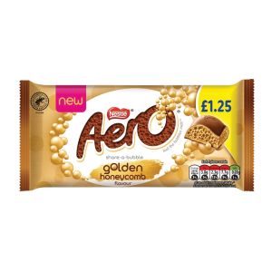Nestle Aero Giant Golden Honeycomb £1.25 – Case Qty – 15