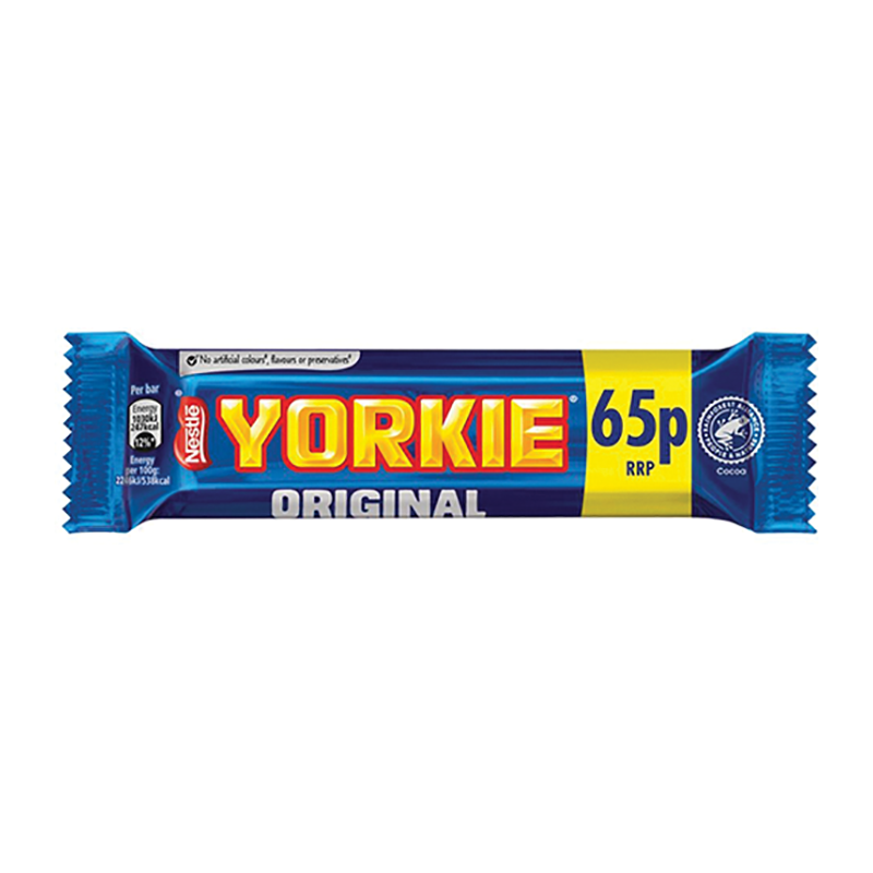 Yorkie Milk Pm 65P - Case Qty - 24