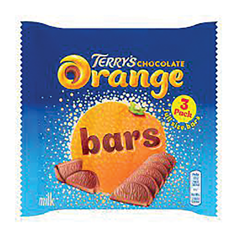 Terrys Chocolate Orange Bar 3 Pack - Case Qty - 16
