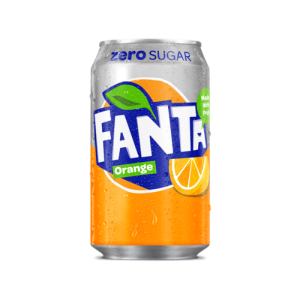 Fanta Zero Orange 330Ml Can – Case Qty – 24