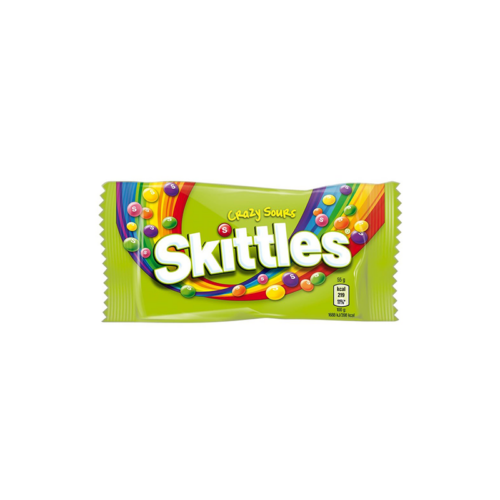 Skittles Crazy Sours Bag - Case Qty - 36