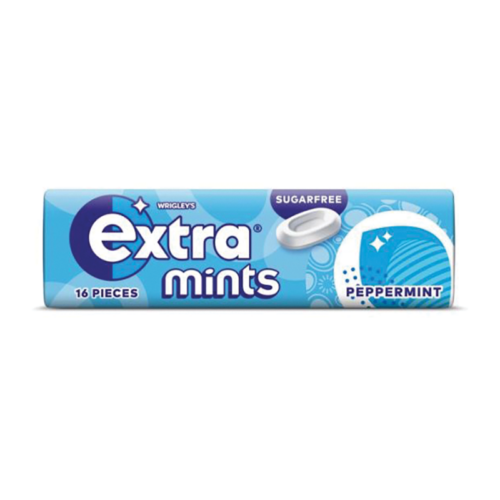 Wrigleys Extra Mints Rolls - Case Qty - 24