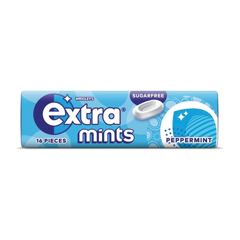 Wrigleys Extra Mints Rolls - Case Qty - 24