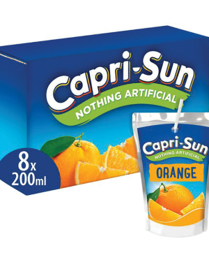Capri Sun Orange 200Mls Single Box – Case Qty – 8