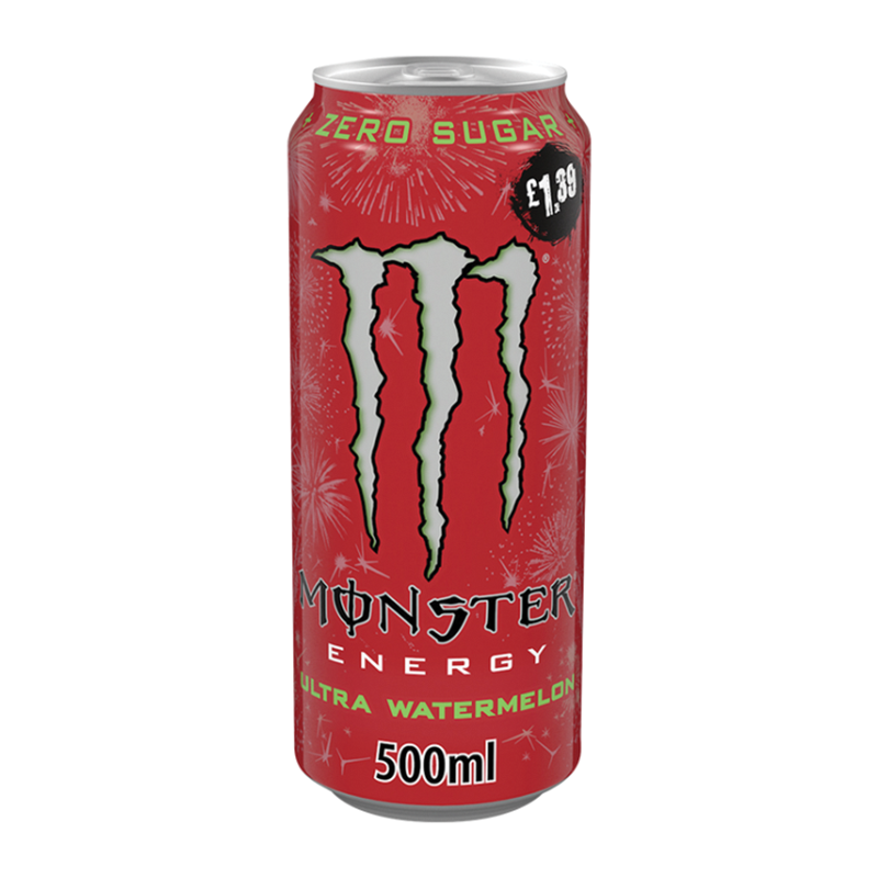 Monster Ultra Watermelon 500Ml - Case Qty - 12