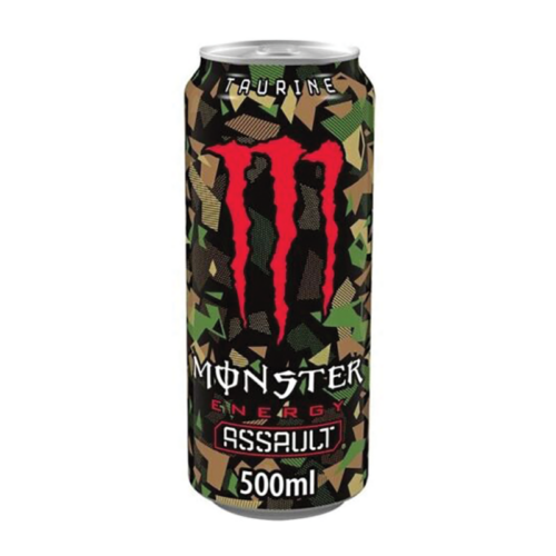 Monster Assault 500Ml Can - Case Qty - 12