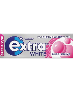 Wrigleys Extra White Bubblemint – Case Qty – 30