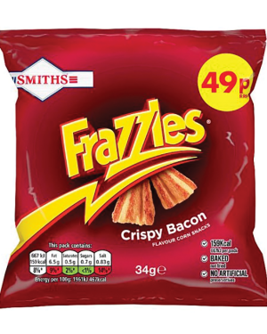 Walkers Frazzles Bacon Pm 49P – Case Qty – 30