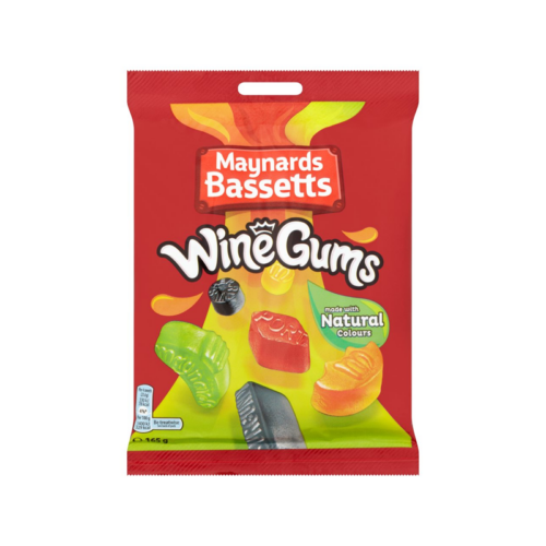Maynard Wine Gums 165G Bag - Case Qty - 12