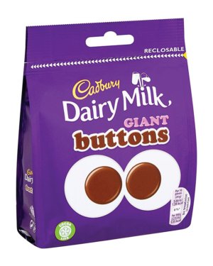 Cadburys Giant Buttons 95G – Case Qty – 10