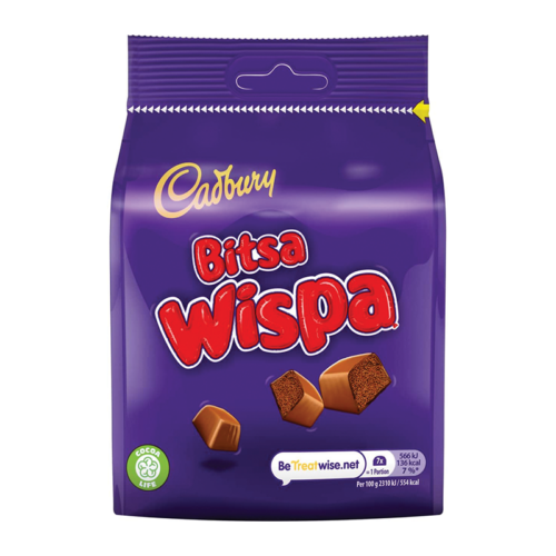 Cadburys Bitsa Wispa   95G - Case Qty - 10