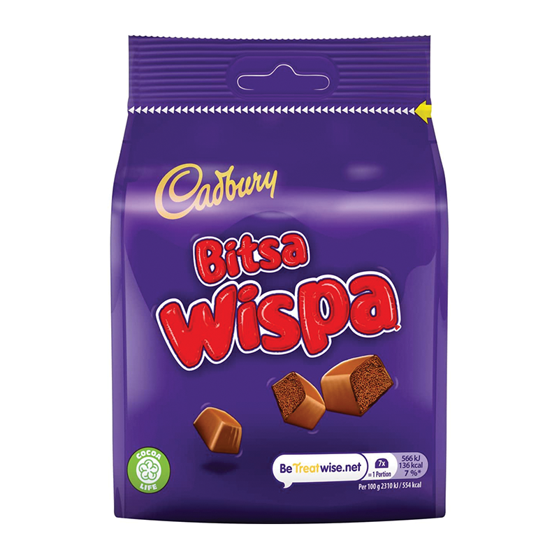 Cadburys Bitsa Wispa   95G - Case Qty - 10