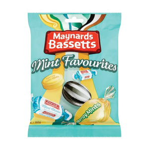 Trebor Mint Favourites Bag 192G – Case Qty – 12