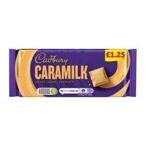 Cadburys Caramilk 80G £1.25 – Case Qty – 26