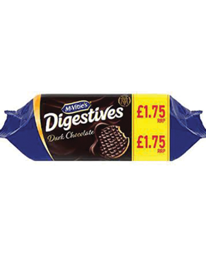 Mcvities Dark Choc Digestive 266G £1.75 – Case Qty – 15