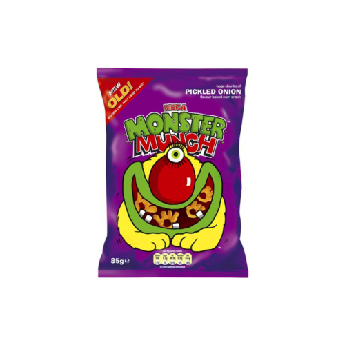 Monster Munch Pickled Onion Grab Bag 40G Case Qty 30 Sweetie