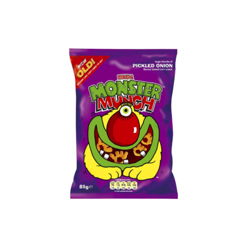 Monster Munch Pickled Onion Grab Bag 40G - Case Qty - 30