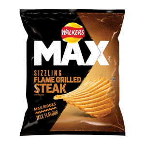 Walkers Max Steak 50G – Case Qty – 24
