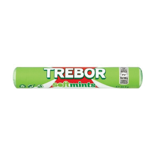 Trebor Softmints Peppermint Roll - Case Qty - 40