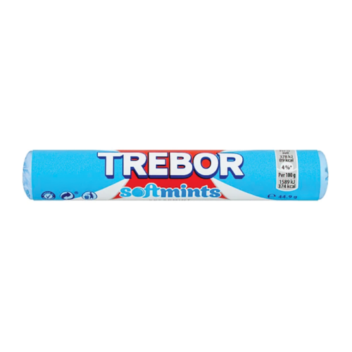 Trebor Softmints Spearmint Roll - Case Qty - 40