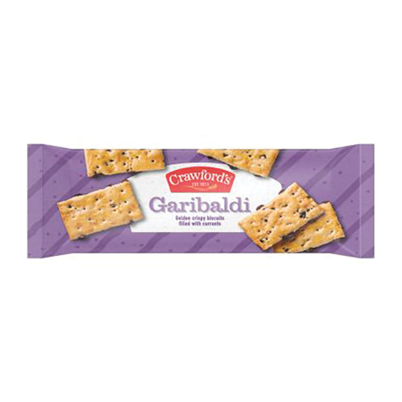 Crawfords Garibaldi 100G - Case Qty - 12