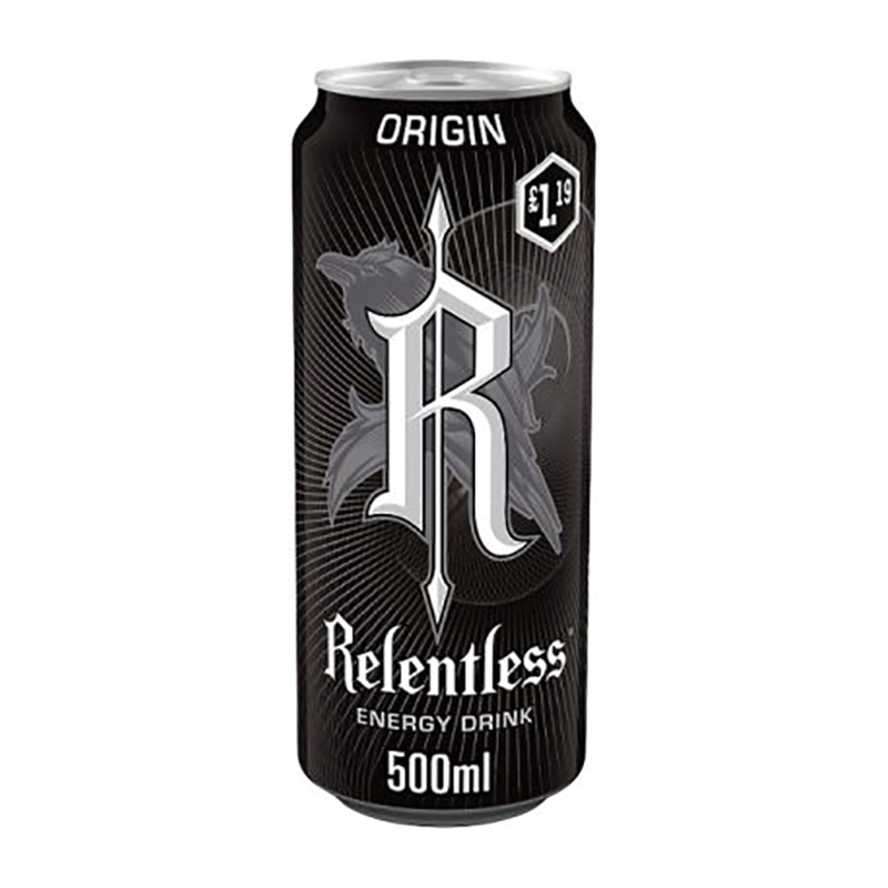 Relentless 500Ml Pm 1.19 - Case Qty - 12